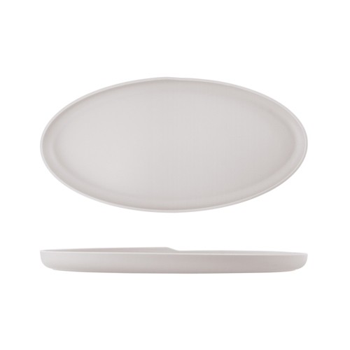 Schaal ovaal kopenhagen afm. 47,5x24cm. melamine kleur wit