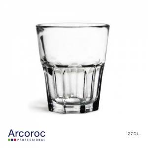 GLAS GRANITY TUMBLER LAAG INH. 27CL. ARCOROC