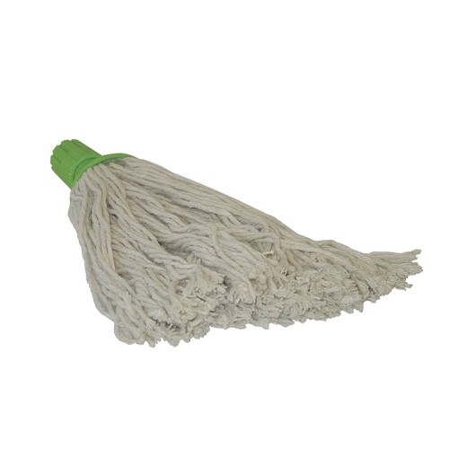 Spaanse mop ronde steelhouder 220 gram dop groen
