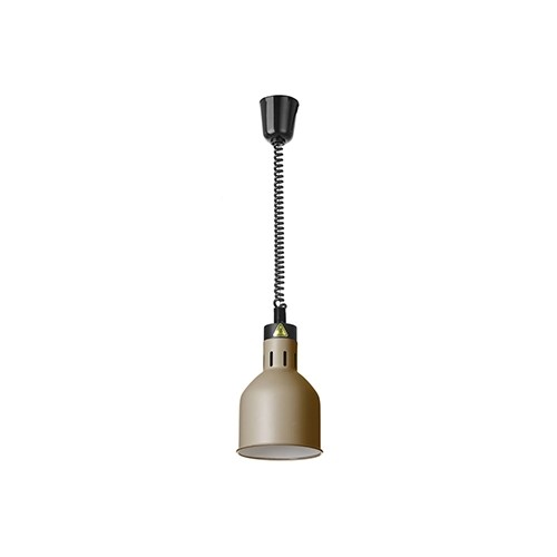 Warmtelamp verstelbaar cylindrisch beige 230v 250w diam. 17,5cm. Hendi