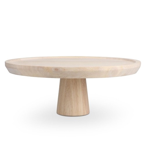 Taartplateau diam. 30cm. hgt. 12cm. mangohout Rural S|P Collection