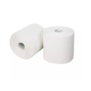 Poetsrol Midi wit 2-laags gerecycled 130mx20cm. 6 rollen