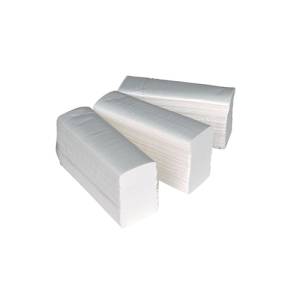 Handdoekpapier m-fold wit cellulose 2-laags 24 x 20.5 cm 3750 stuks