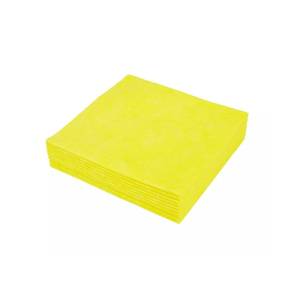 Sopdoek geel A kwaliteit 200 stuks 1/4 vouw