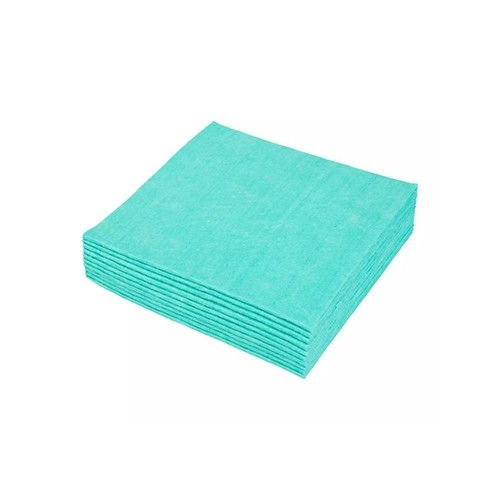 Sopdoek groen A kwaliteit 200 stuks 1/4 vouw