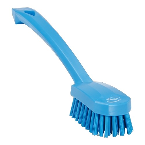 Afwasborstel universeel 26cm. polyester vezels blauw Vikan