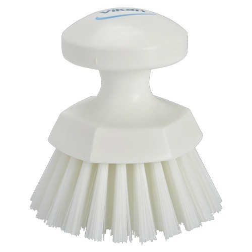 Werkborstel rond diam. 11cm. wit Vikan