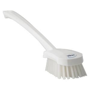 Afwasborstel 41,5cm. met lange steel wit Vikan