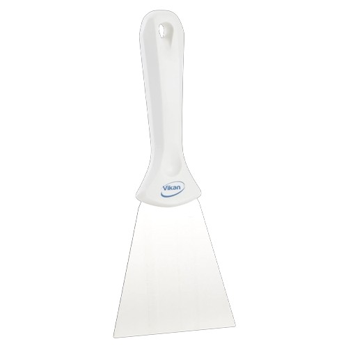 Handschraper breed wit rvs Vikan