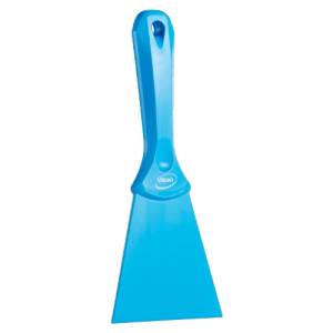 Schraper handmodel breed blauw nylon Vikan