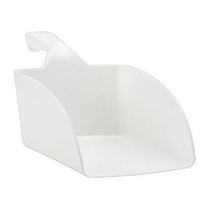 Handschep recht groot inh. 2 ltr. wit Vikan