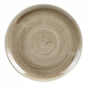 Coupebord Stonecast Patina diam. 32,4cm. kleur Antique Taupe Churchill