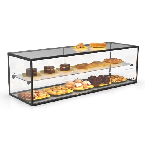 Buffetvitrine EP36B afm. 1200x390x375mm. SAYL