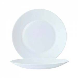 ASSIETTE À GÂTEAU PLAT SNACK DIAM. 15,5 cm. COULEUR BLANC ARCOROC