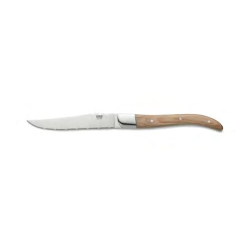 Steakmes lgt. 23cm pakkahout lichtbruin