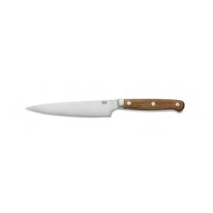 Steakmes lgt. 24cm walnoothout bruin