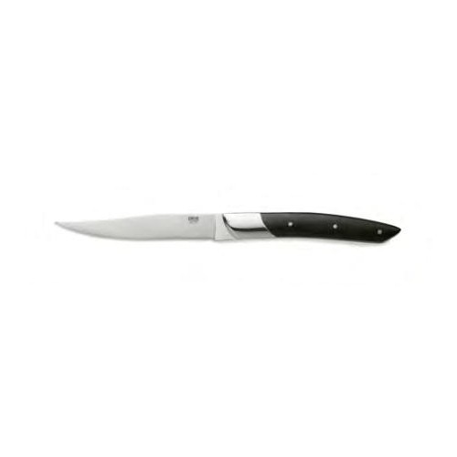 Steakmes lgt. 24cm sandelhout zwart
