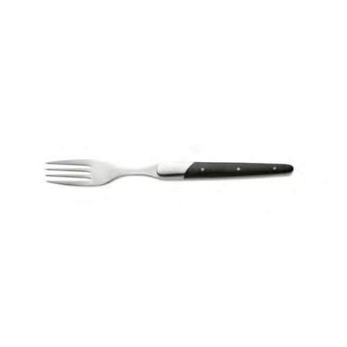 Steakvork lgt. 22,5cm sandelhout zwart