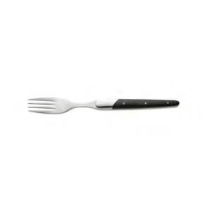 Steakvork lgt. 22,5cm sandelhout zwart