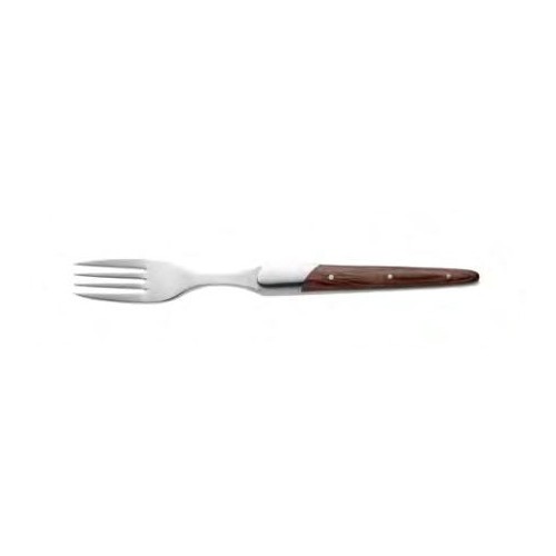 Steakvork lgt. 22,5cm pakkahout rood