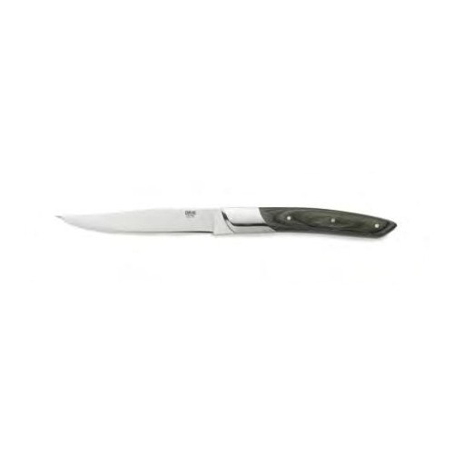 Steakmes lgt. 24cm pakkahout grijs