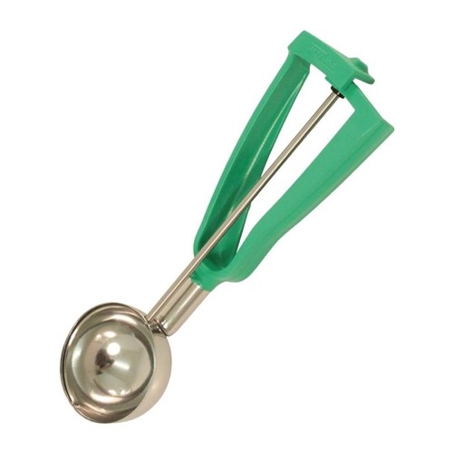 IJsportioneerlepel 1/12ltr. diam. 6,4 cm Bonzer Litegrip roestvrijstaal groen