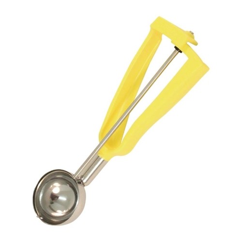 IJsportioneerlepel 1/20ltr. diam. 5,4 cm Bonzer Litegrip roestvrijstaal geel