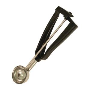 IJsportioneerlepel 1/30ltr. diam. 4,6 cm Bonzer Litegrip roestvrijstaal zwart