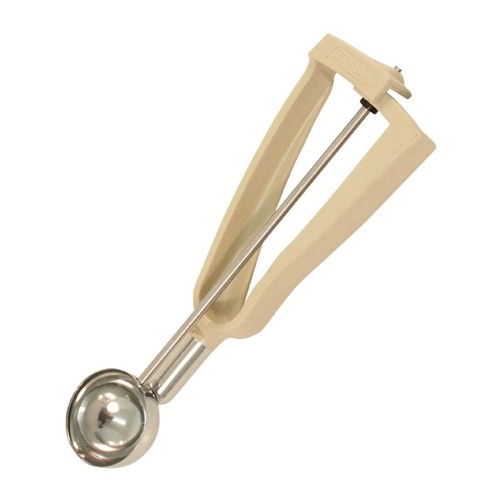 IJsportioneerlepel 1/36ltr. diam. 4,3 cm Bonzer Litegrip roestvrijstaal beige