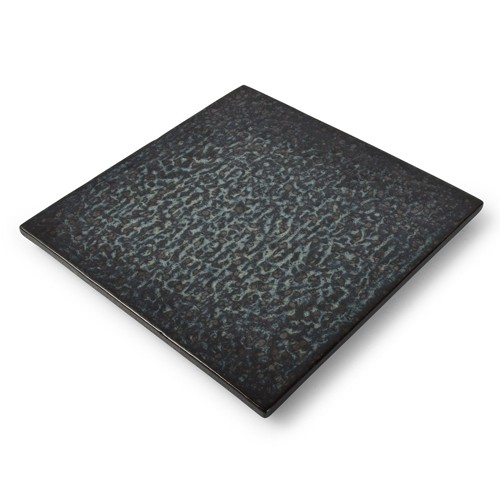 Serveerschaal afm. 21x21cm. zwart Umi Seaweed F2D