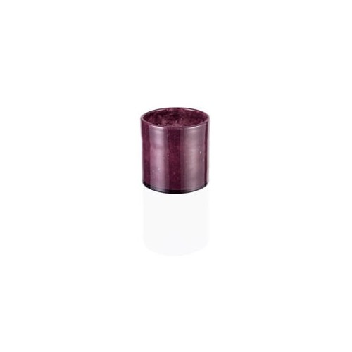 Theelichthouder diam. 10cm. hgt. 10cm. Galaxy Mauve glas