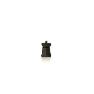 Zoutmolen hgt. 9,5cm. zwart gietijzer 