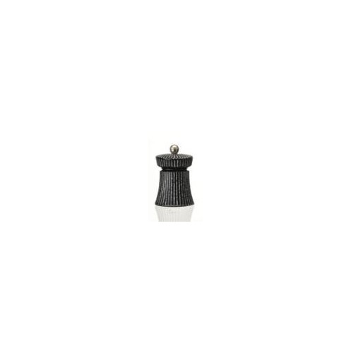 Pepermolen hgt. 9,5cm. zwart/wit gietijzer 