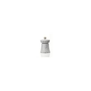Zoutmolen hgt. 9,5cm. wit gietijzer 