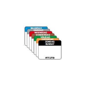LabelFresh Easy - 500 labels - zaterdag/saturday