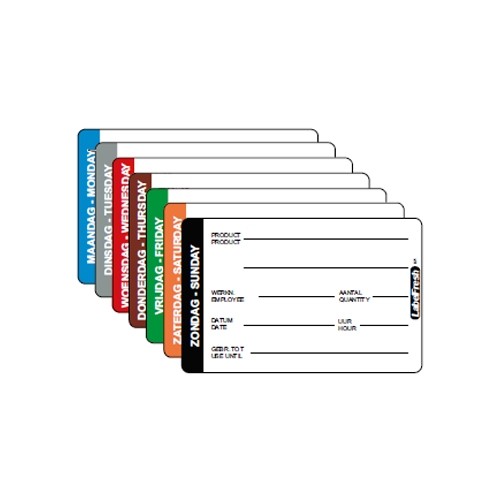 LabelFresh Pro - 500 labels - maandag/monday