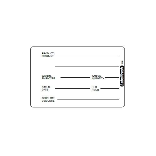 LabelFresh Warning - 500 labels - Universeel