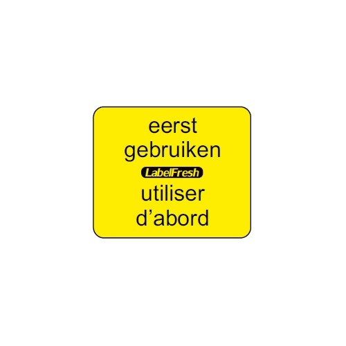 Labelfresh Warning - 1000 labels - eerst gebruiken