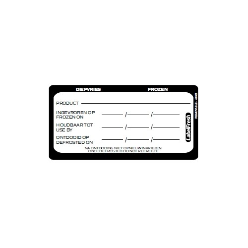Labelfresh Warning - 250 labels - Diepvries