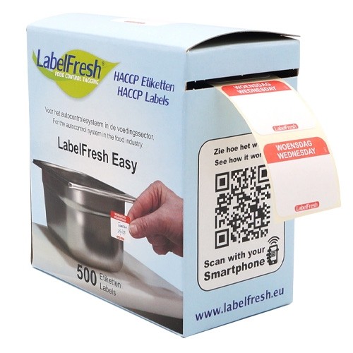 LabelFresh Easy - 500 labels - woensdag/wednesday