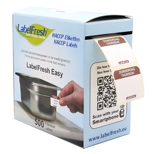LabelFresh Easy - 500 labels - donderdag/thursday