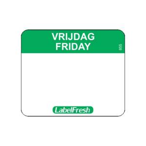 LabelFresh Easy - 500 labels - vrijdag/Friday