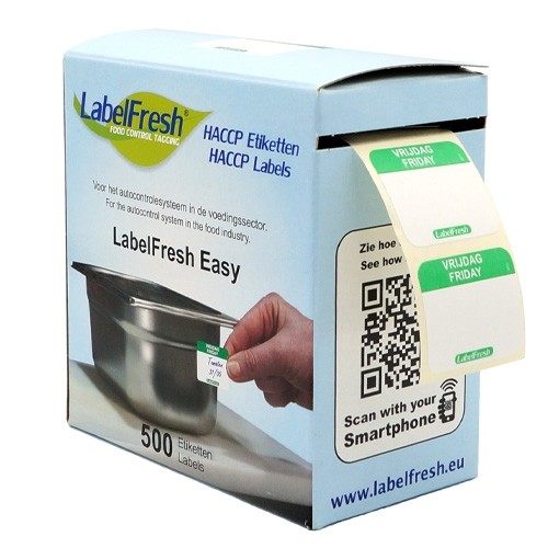 LabelFresh Easy - 500 labels - vrijdag/Friday