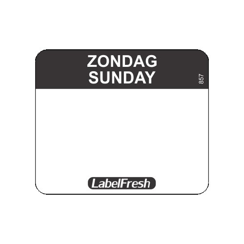 LabelFresh Easy - 500 labels - zondag/sunday