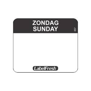 LabelFresh Easy - 500 labels - zondag/sunday