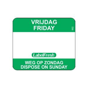 LabelFresh Easy - 500 labels - Friday - gone