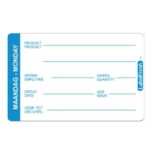 LabelFresh Pro - 500 labels - maandag/monday