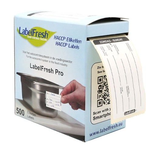 LabelFresh Pro - 500 labels - zondag/sunday
