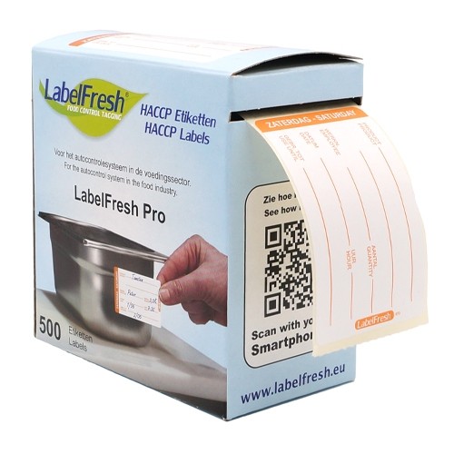 LabelFresh Pro - 500 labels - zaterdag/saturday