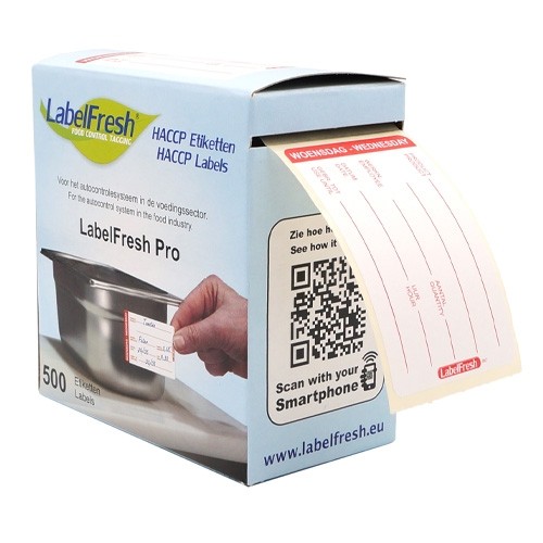 LabelFresh Pro - 500 labels - woensdag/wednesday